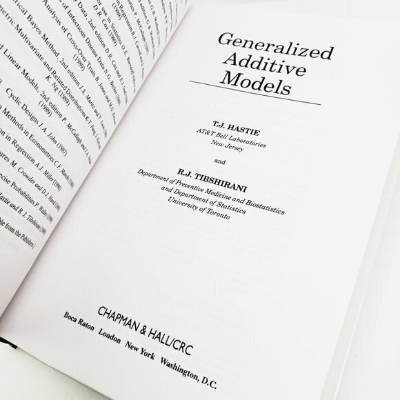 Generalized Additive Models Monographs Statistics Applied Probability 43 Book - Picture 4 of 11